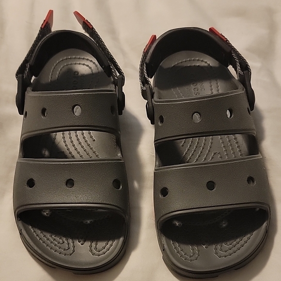 Kids Grey Crocs - Picture 2 of 5